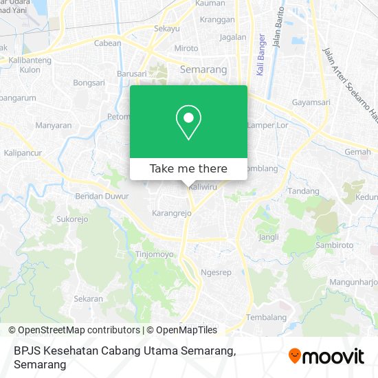 BPJS Kesehatan Cabang Utama Semarang map