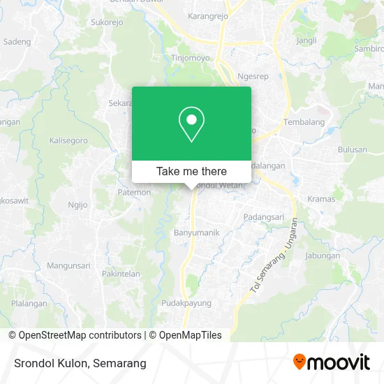 Srondol Kulon map