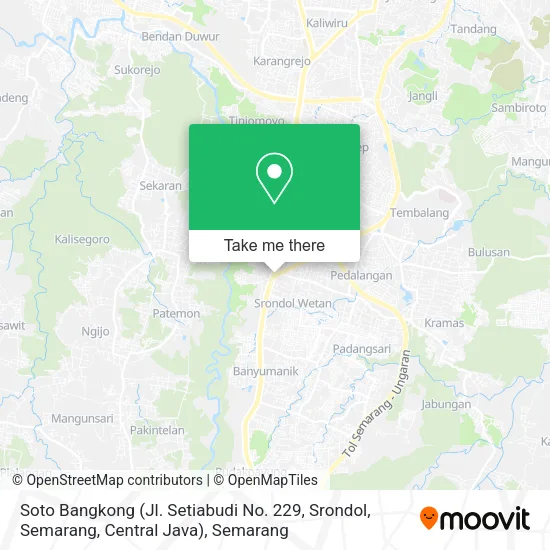 Soto Bangkong (Jl. Setiabudi No. 229, Srondol, Semarang, Central Java) map