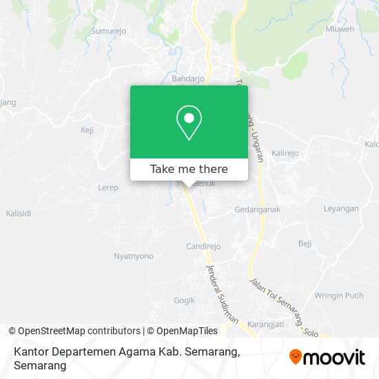 Kantor Departemen Agama Kab. Semarang map