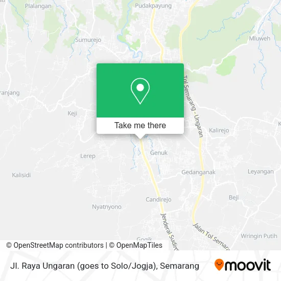 Jl. Raya Ungaran (goes to Solo / Jogja) map