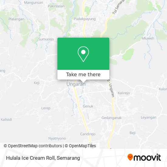 Hulala Ice Cream Roll map