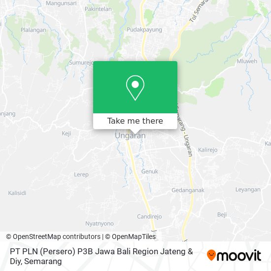 PT PLN (Persero) P3B Jawa Bali Region Jateng & Diy map