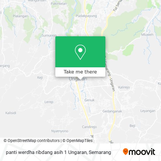 panti werdha ribdang asih 1 Ungaran map