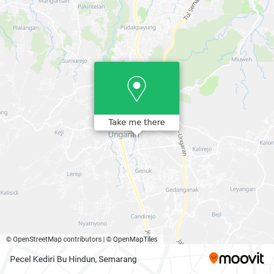Pecel Kediri Bu Hindun map