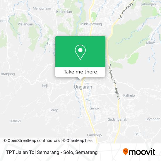 TPT Jalan Tol Semarang - Solo map