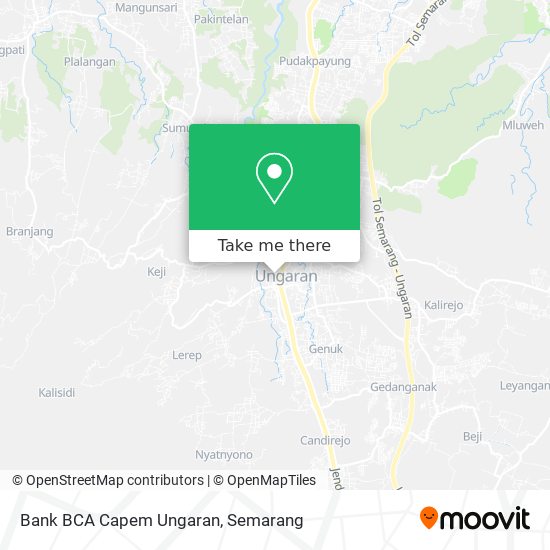 Bank BCA Capem Ungaran map