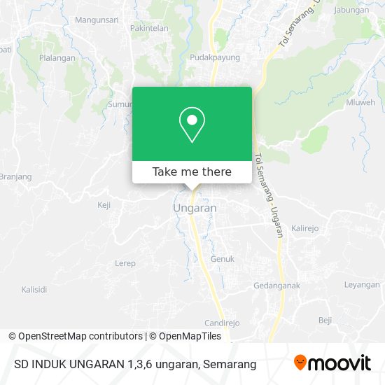 SD INDUK UNGARAN 1,3,6 ungaran map
