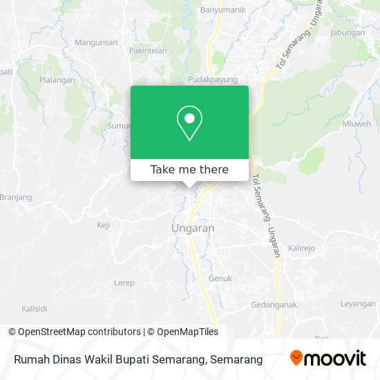 Rumah Dinas Wakil Bupati Semarang map