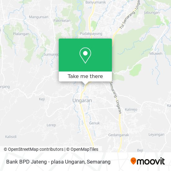Bank BPD Jateng - plasa Ungaran map