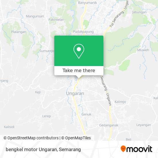 bengkel motor Ungaran map