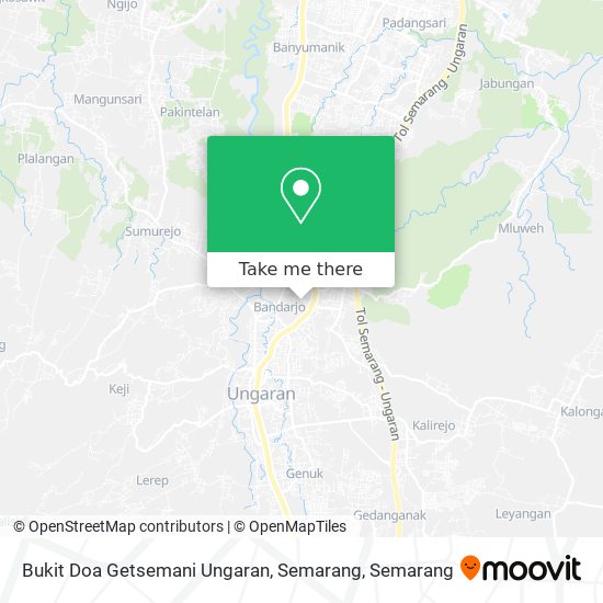 Bukit Doa Getsemani Ungaran, Semarang map