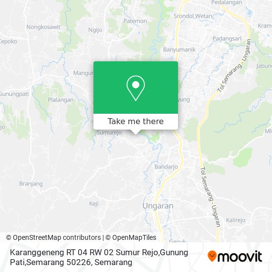 Karanggeneng RT 04 RW 02 Sumur Rejo,Gunung Pati,Semarang 50226 map