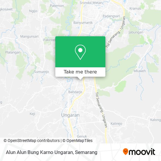 Alun Alun Bung Karno Ungaran map