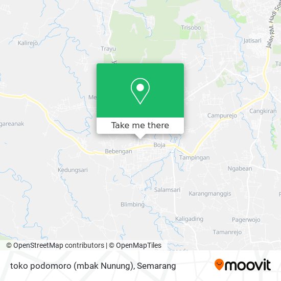 toko podomoro (mbak Nunung) map