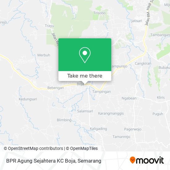 BPR Agung Sejahtera KC Boja map