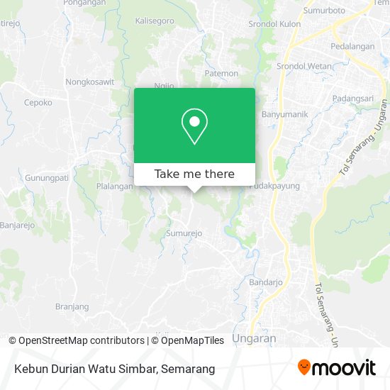 Kebun Durian Watu Simbar map