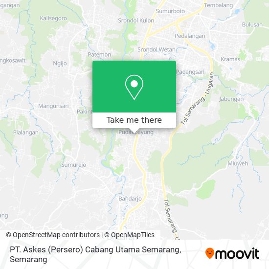 PT. Askes (Persero) Cabang Utama Semarang map