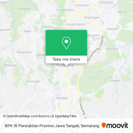 BPK RI Perwakilan Provinsi Jawa Tengah map