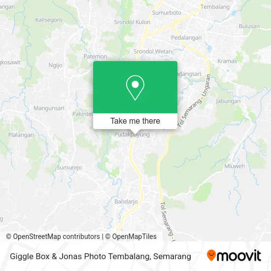 Giggle Box & Jonas Photo Tembalang map