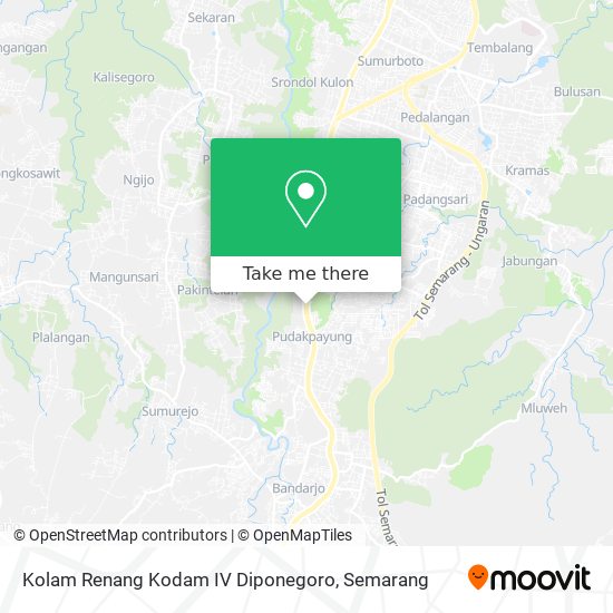 Kolam Renang Kodam IV Diponegoro map