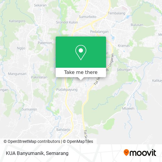 KUA Banyumanik map