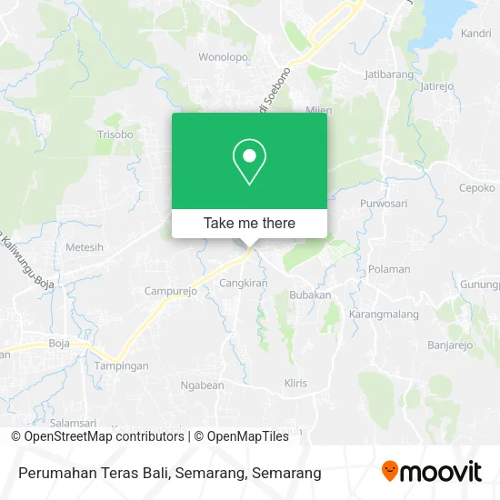 Perumahan Teras Bali, Semarang map