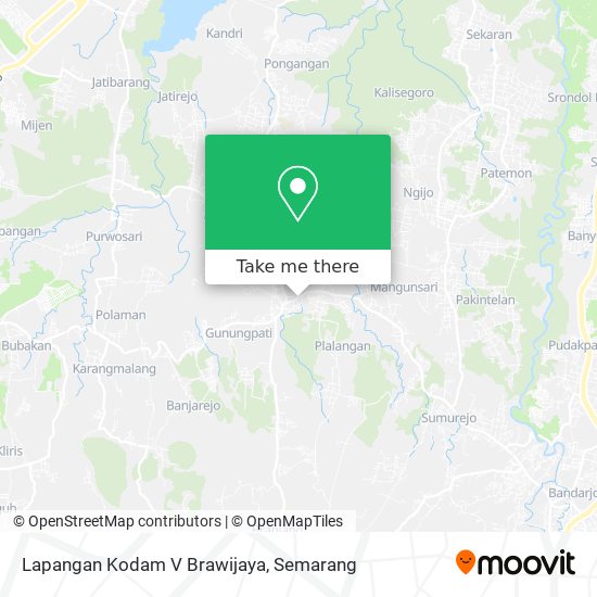 Lapangan Kodam V Brawijaya map