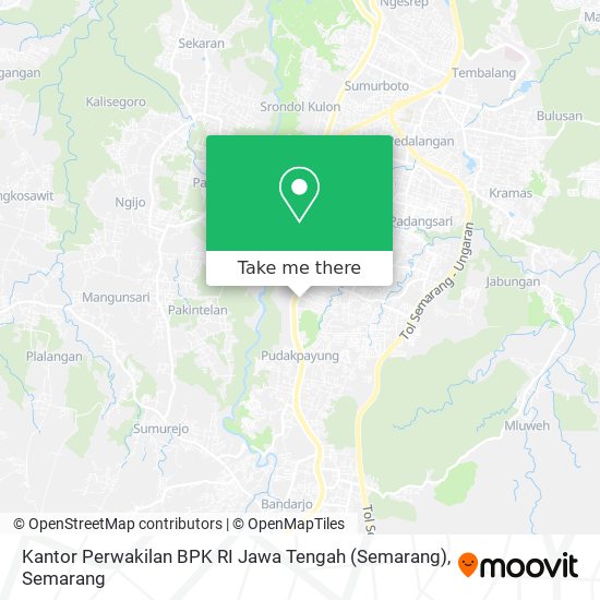 Kantor Perwakilan BPK RI Jawa Tengah (Semarang) map