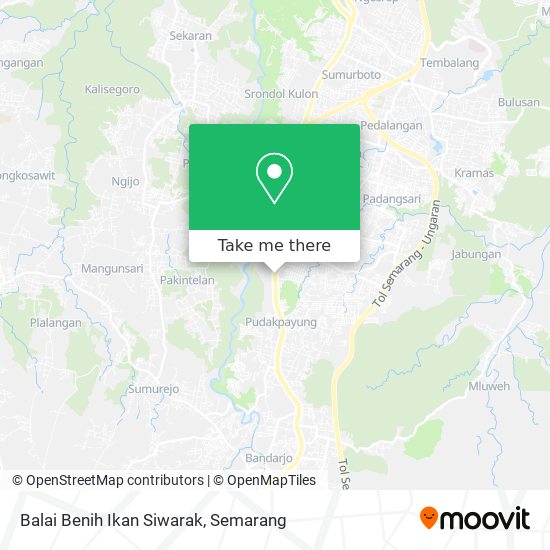 Balai Benih Ikan Siwarak map