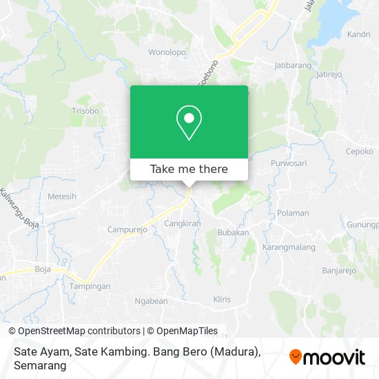Sate Ayam, Sate Kambing. Bang Bero (Madura) map