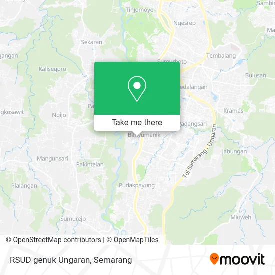 RSUD genuk Ungaran map