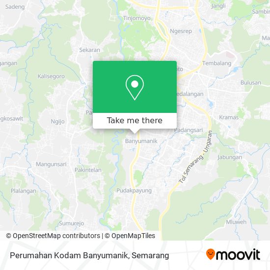 Perumahan Kodam Banyumanik map