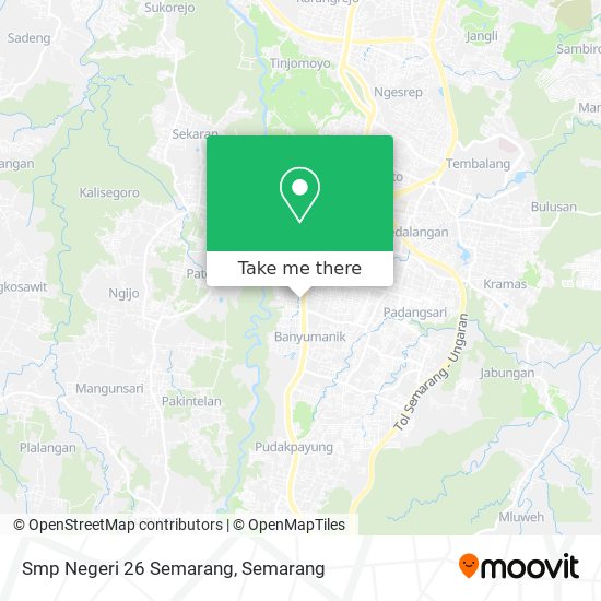 Smp Negeri 26 Semarang map