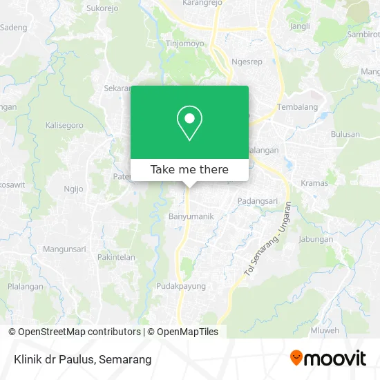 Klinik dr Paulus map