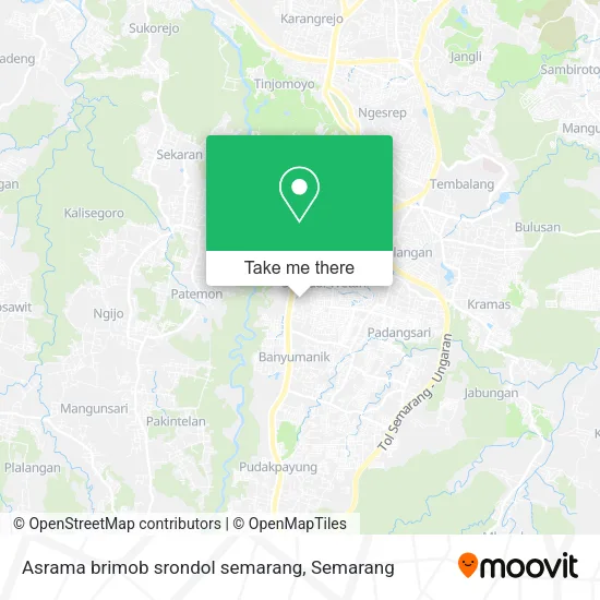 Asrama brimob srondol semarang map