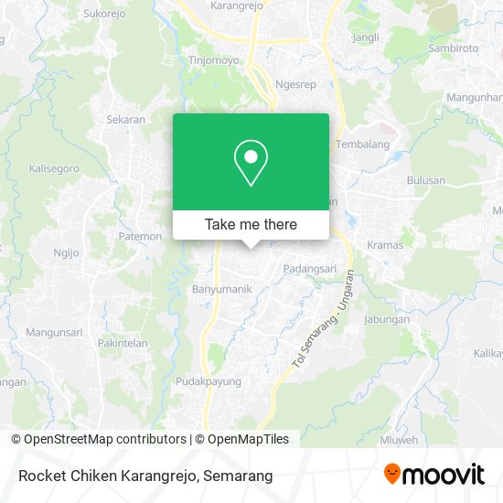 Rocket Chiken Karangrejo map