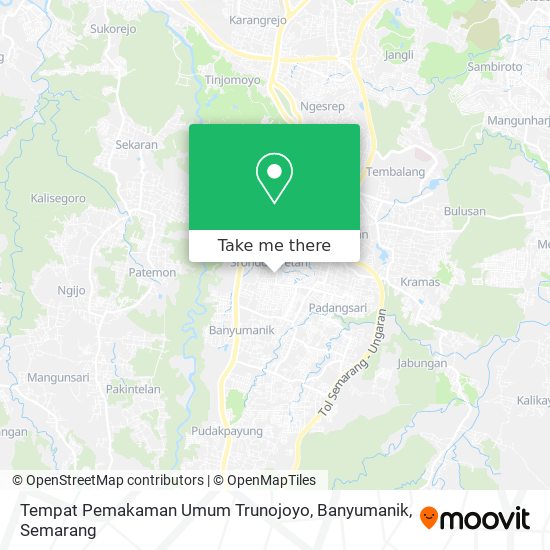 Tempat Pemakaman Umum Trunojoyo, Banyumanik map