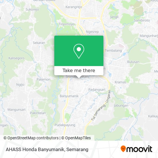 AHASS Honda Banyumanik map