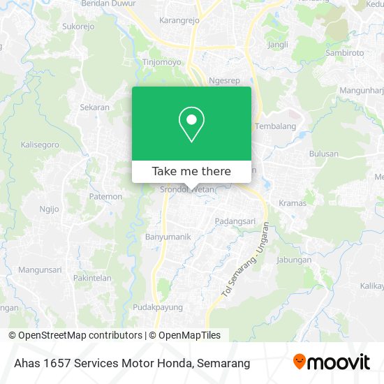 Ahas 1657 Services Motor Honda map