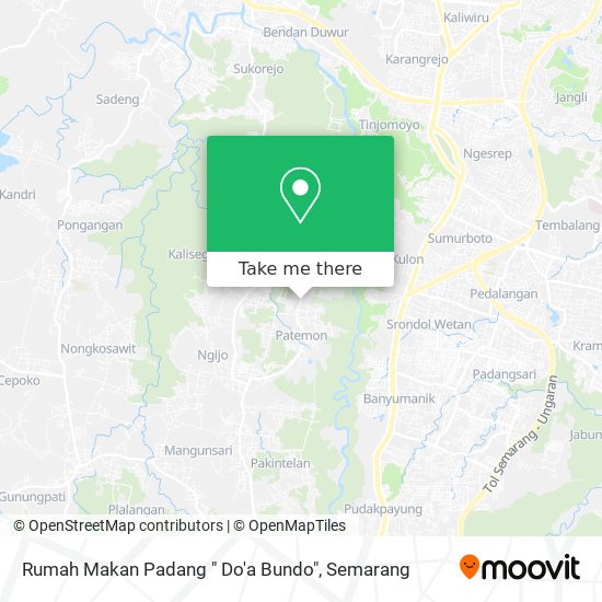 Rumah Makan Padang " Do'a Bundo" map