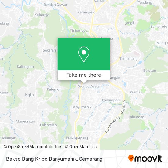 Bakso Bang Kribo Banyumanik map