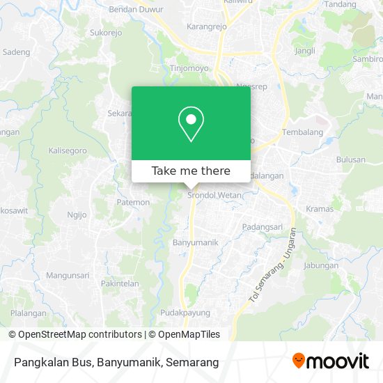 Pangkalan Bus, Banyumanik map