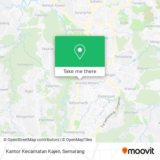 Kantor Kecamatan Kajen map