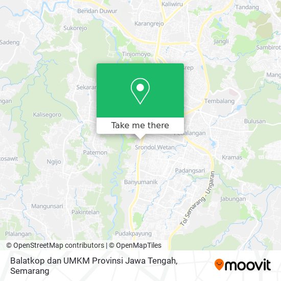 Balatkop dan UMKM Provinsi Jawa Tengah map