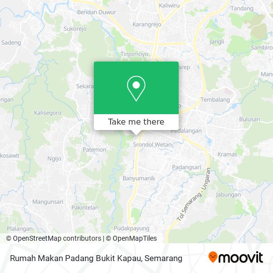 Rumah Makan Padang Bukit Kapau map