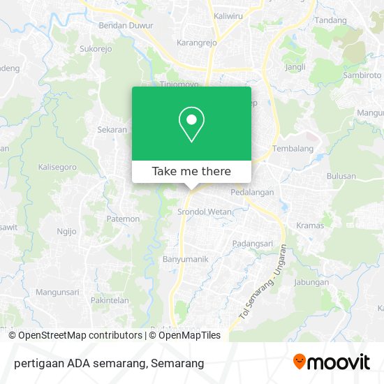 pertigaan ADA semarang map