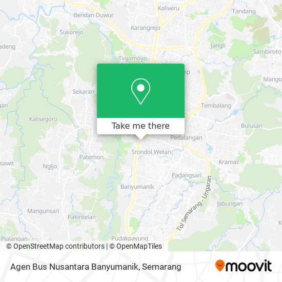 Agen Bus Nusantara Banyumanik map