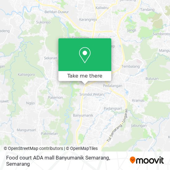 Food court ADA mall Banyumanik Semarang map