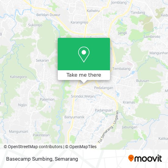 Basecamp Sumbing map